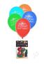 Candyprints X-rated Birthday Balloons Assorted Colors (8 Per Bag)